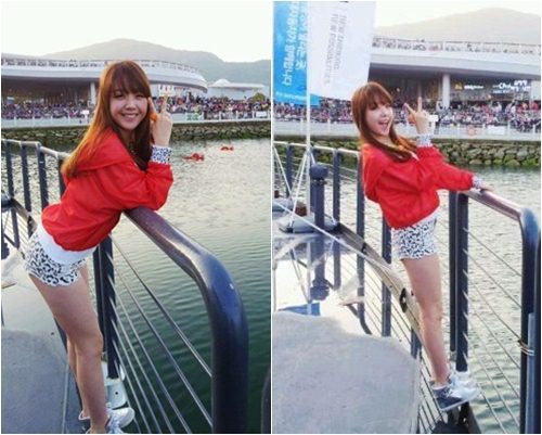 민아 각선미가 이렇게 좋다니