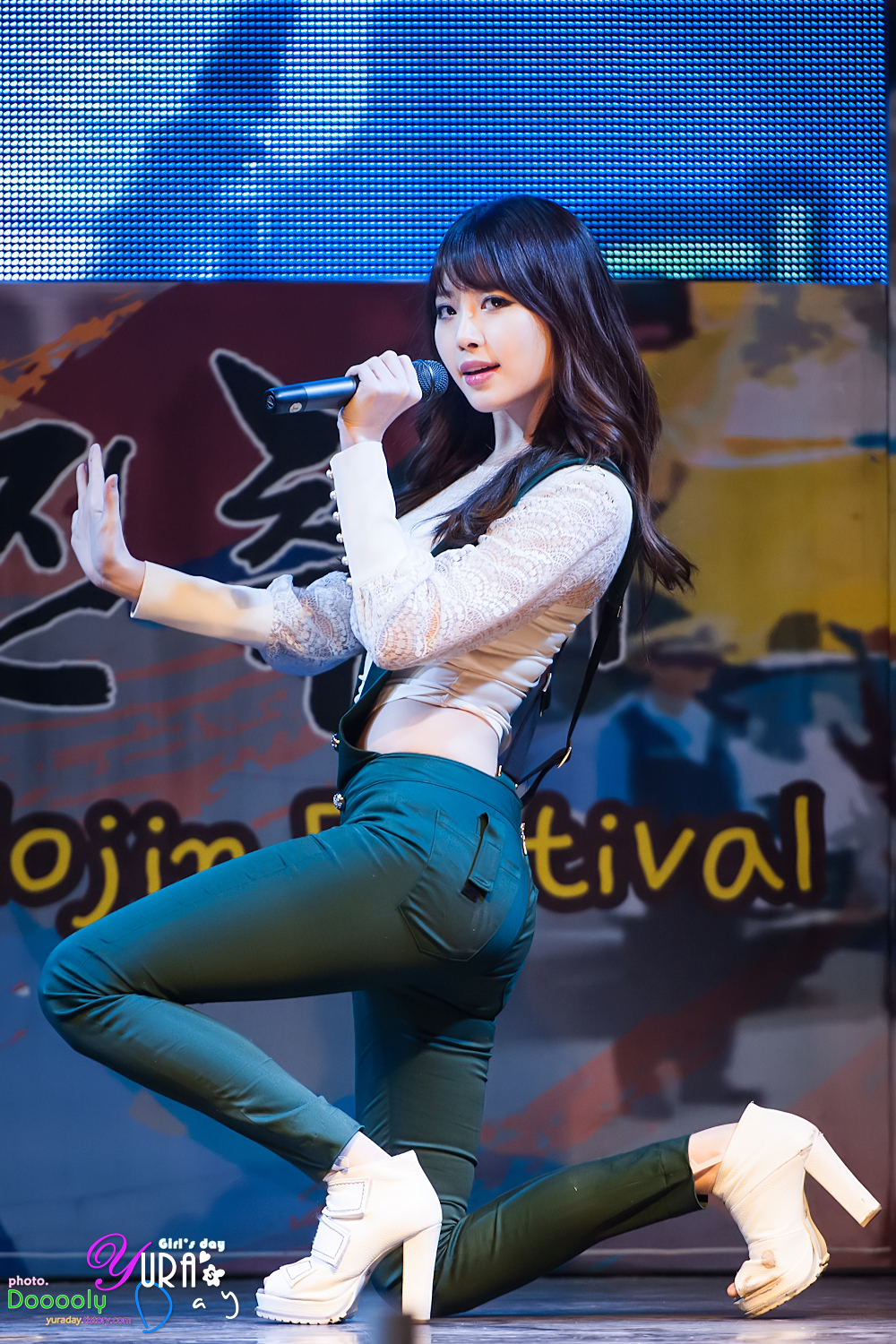 유라(걸스데이) 직찍 @ 130510 제24회 화도진축제 축하공연 by 둘리