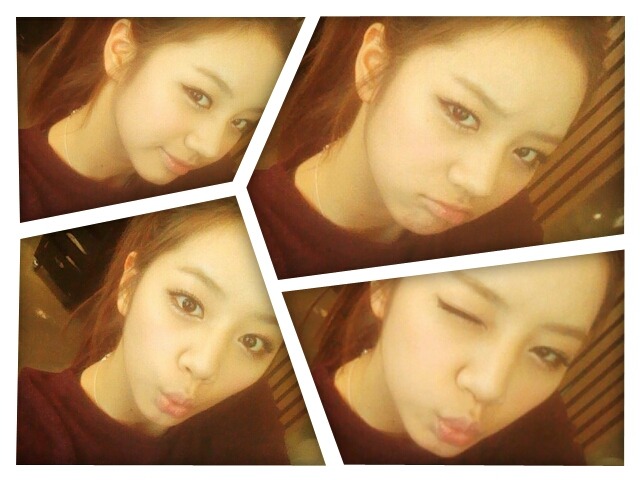 걸스데이 혜리, 깜찍한 표정 4종 셀카
