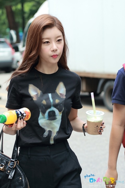 140808 걸스데이 뮤직뱅크 출근길 직찍 by 마시멜로