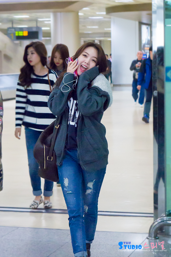 걸스데이 민아&유라 직찍 - 140410 김포공항 입국