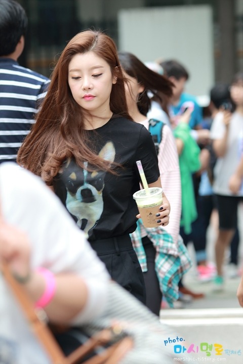 140808 걸스데이 뮤직뱅크 출근길 직찍 by 마시멜로