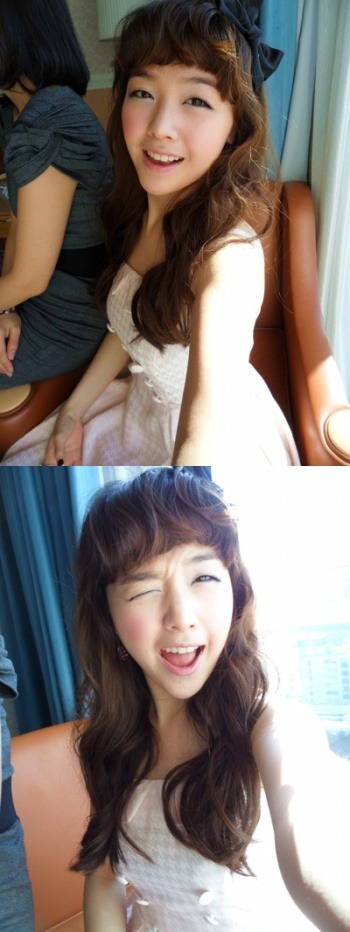 걸스데이 민아, 주스 마시며 상큼 셀카 한 컷