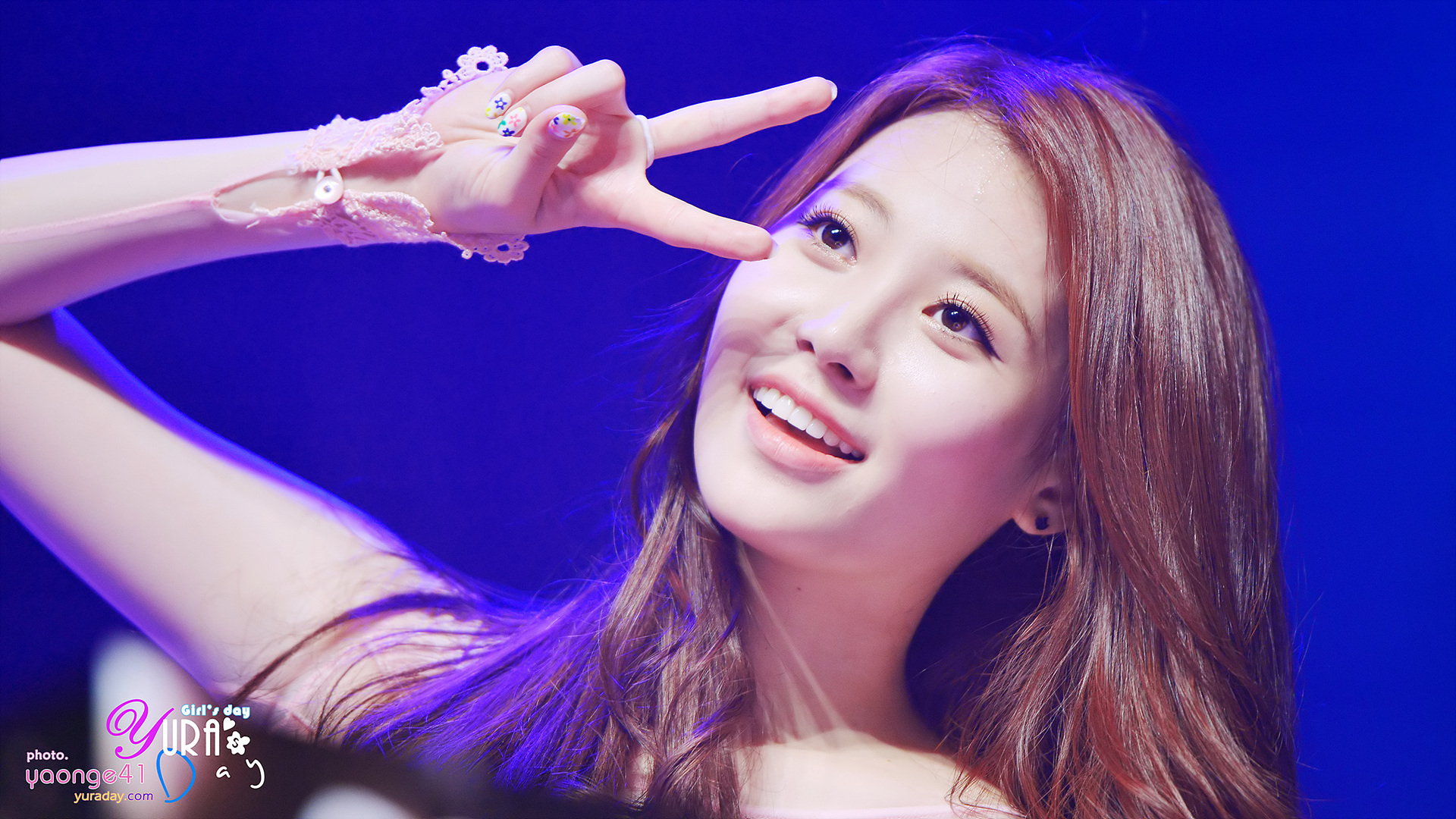 걸스데이 유라 직찍 - 140614 영웅의 군단 콘서트 by 야옹이41