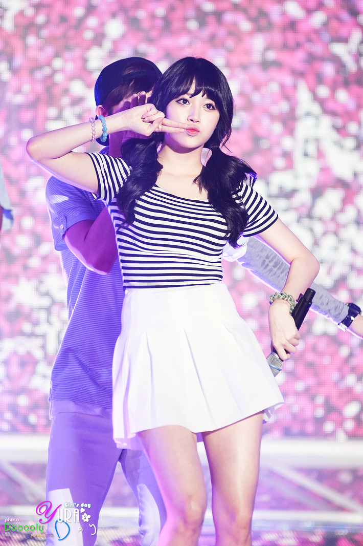 유라(걸스데이) 직찍 - 130810 MBC음악중심 속초 특집  by 둘리