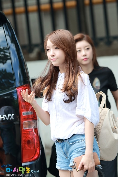 140808 걸스데이 뮤직뱅크 출근길 직찍 by 마시멜로