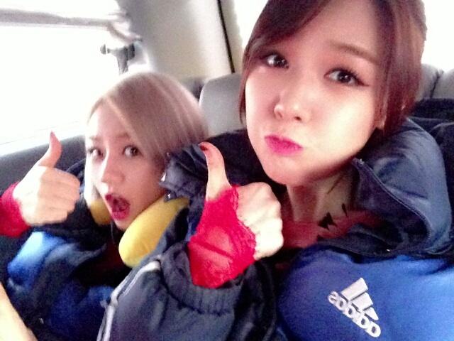 걸스데이 민아 140103 트위터 - 응원 덕분에 힘이 나요 ㅜㅜ