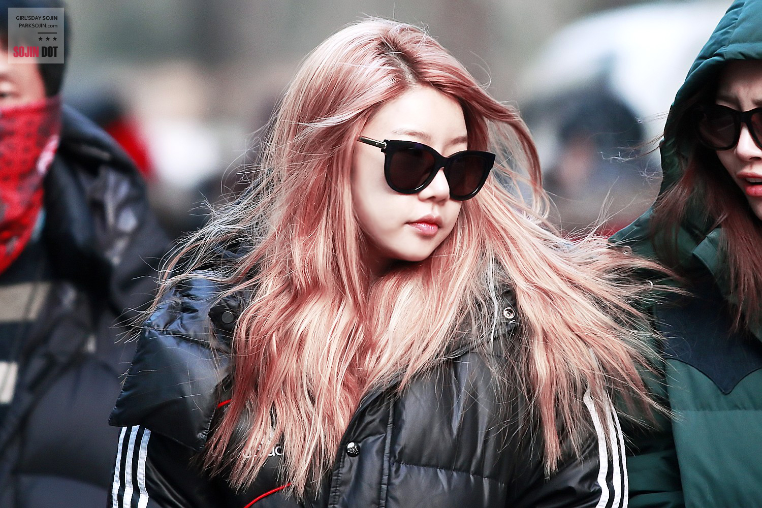 걸스데이 소진 - 140110 뮤직뱅크 출퇴근 직찍