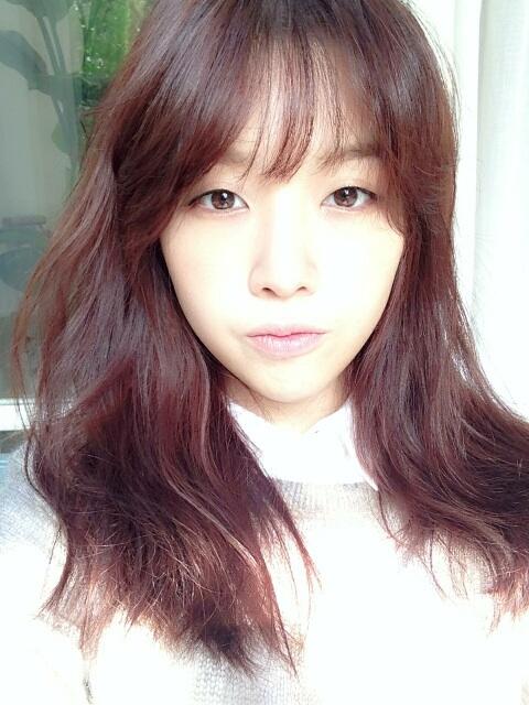 걸스데이 민아 131102 트위터 - 비가 온다 우산 없는뎅..