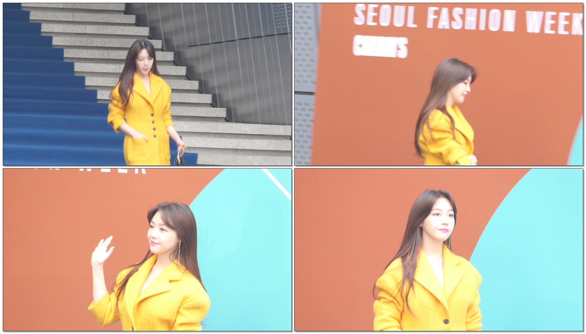 180323 2018 F/W 헤라서울패션위크 블루카펫 걸스데이 민아 4K 직캠 by ace