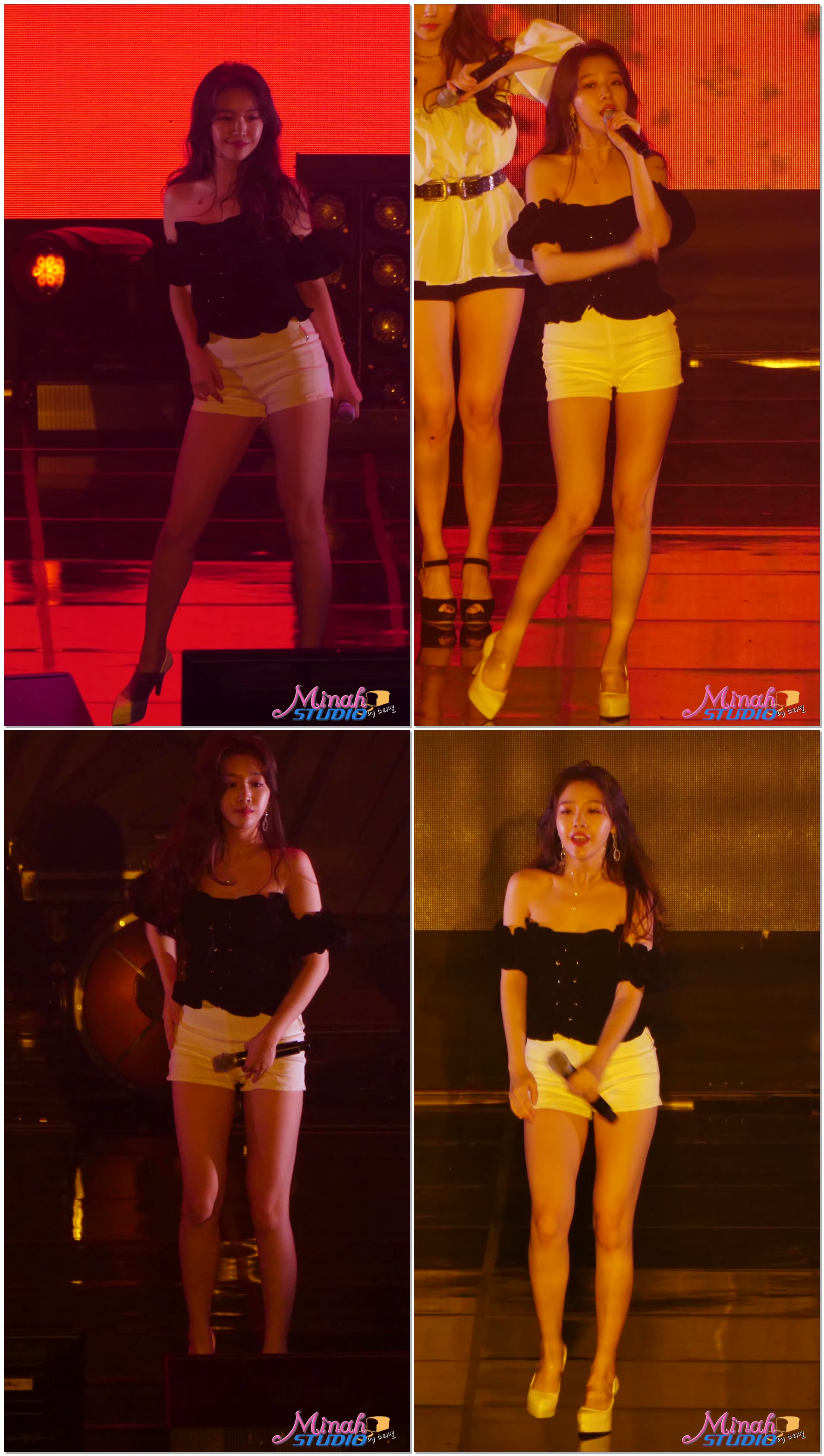 180804 걸스데이 Girls Day 민아 Minah 썸씽 Something 4K 직캠 @ 리브 콘서트 by Spinel