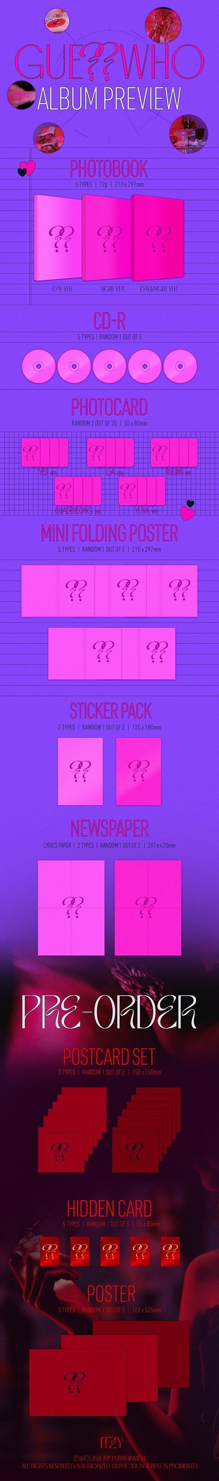 ITZY <GUESS WHO> ALBUM PREVIEW