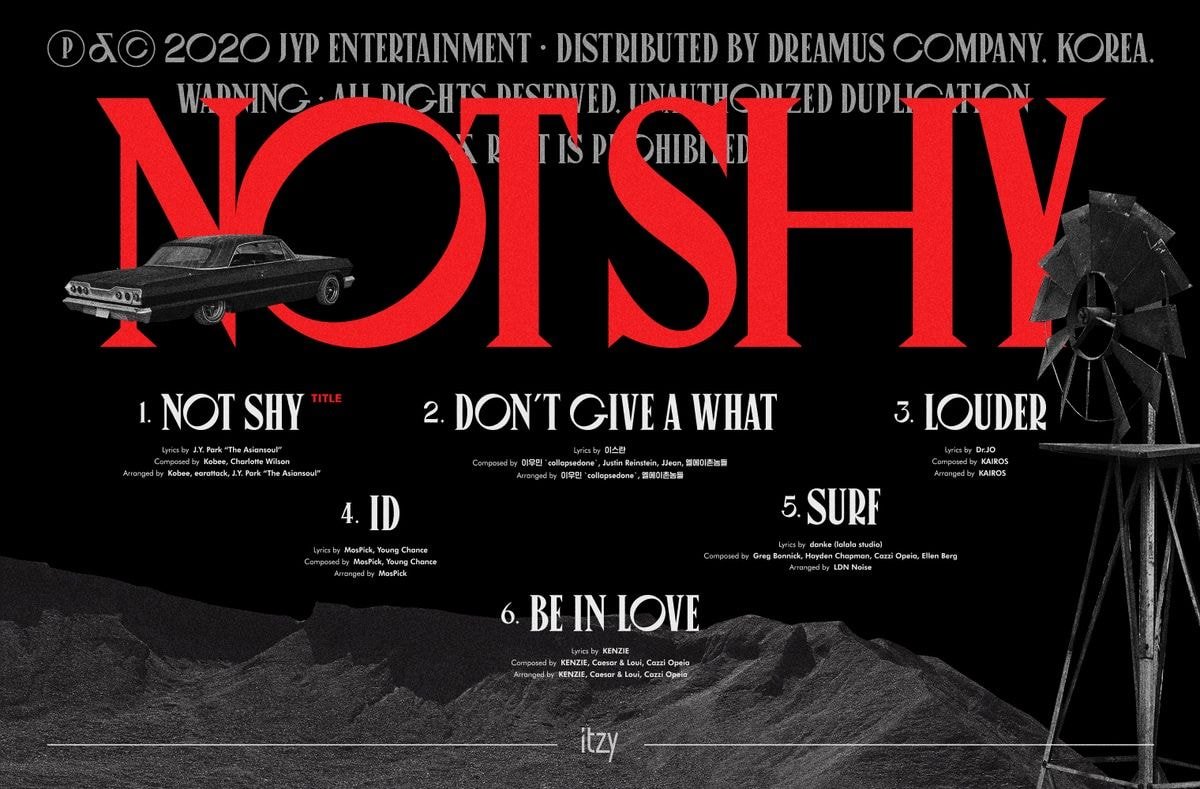 ITZY <Not Shy> 트랙리스트