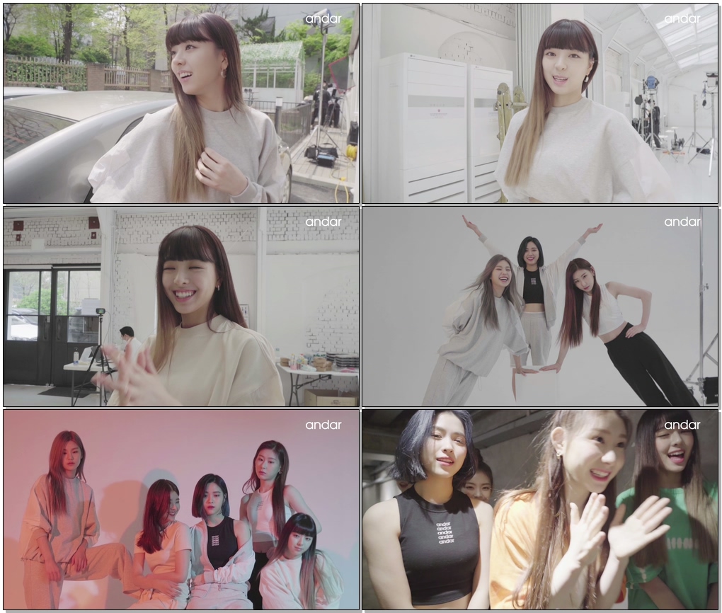 #안다르 #andar #있지 andar l 20SS itzy 화보촬영 메이킹 영상 공개!