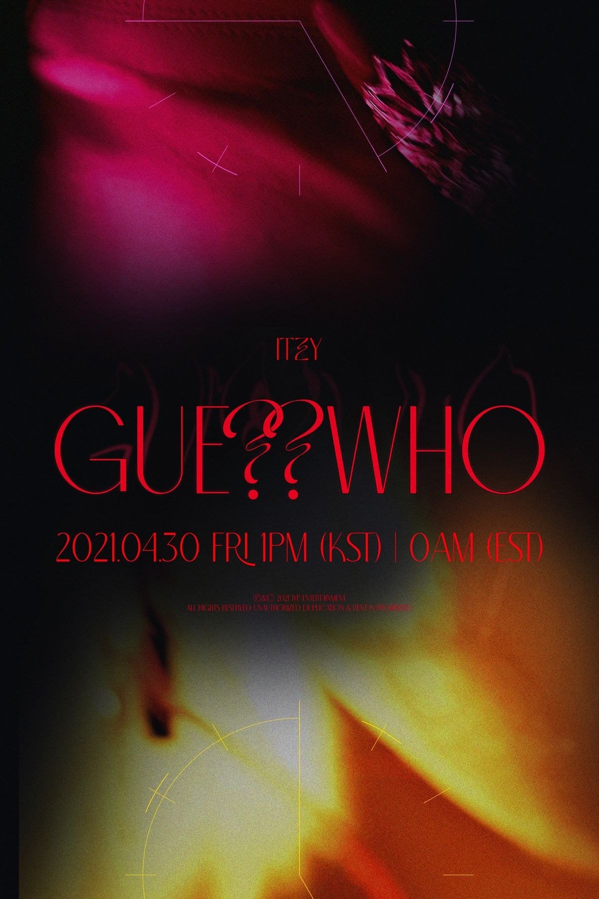 ITZY <GUESS WHO> COMEBACK POSTER