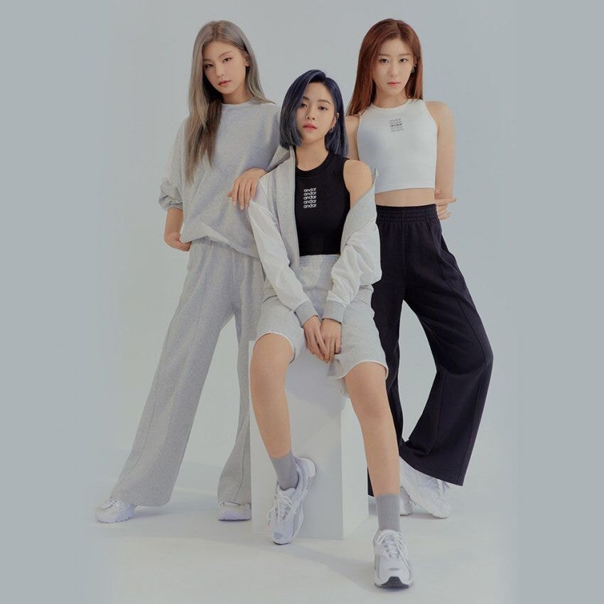 #있지 #ITZY 안다르 2020 SS light sweat 컬렉션 화보