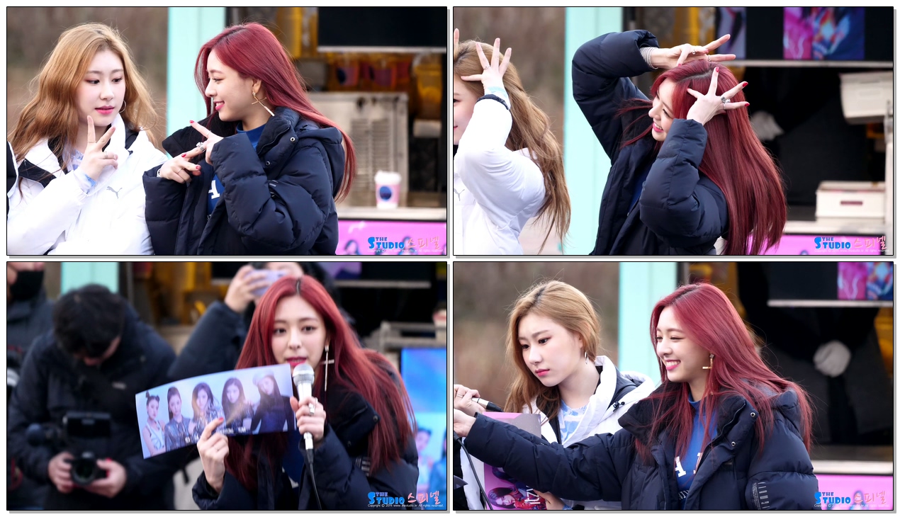 190309 ITZY 있지 유나 YUNA 포토타임 및 소감 4K 60P 직캠 ITZY YUNA fancam @ 음악중심 미니팬미팅 by Spinel