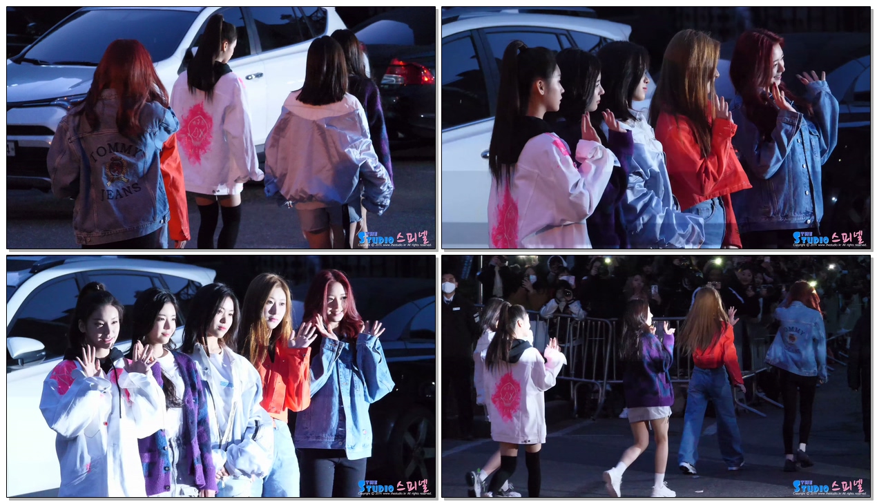 190308 ITZY 있지 마지막 4주차 뮤직뱅크 출근길 4K 직캠 (예지 리아 류진 채령 유나) ITZY fancam by Spinel