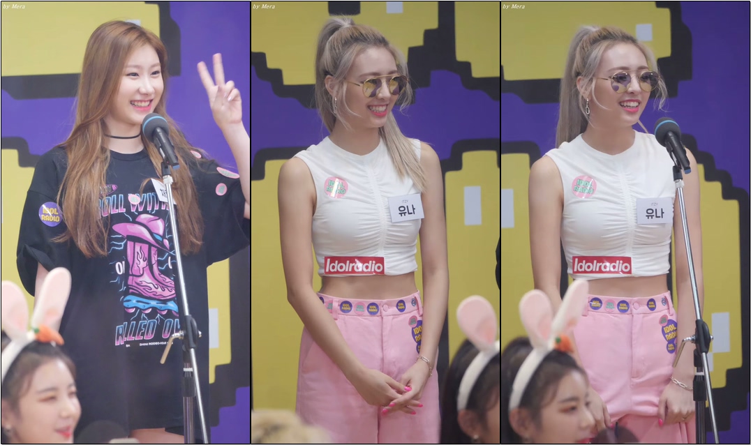 190821 숙소에서 블랙핑크 노래부르는 #있지 (#ITZY) [#유나] #YUNA #직캠 #Fancam (아이돌 라디오)