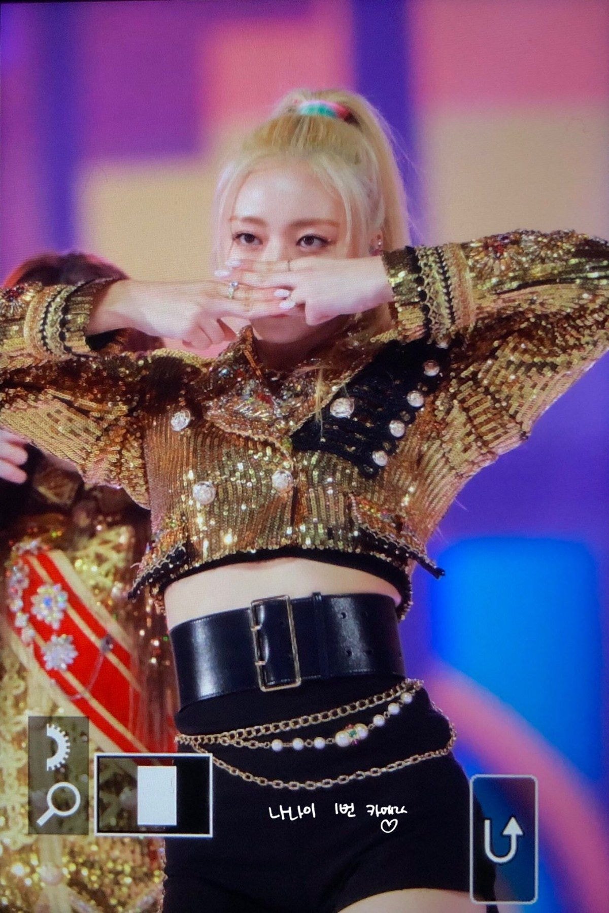 골드 itzy 유나 프리뷰 (2019 MMA)
