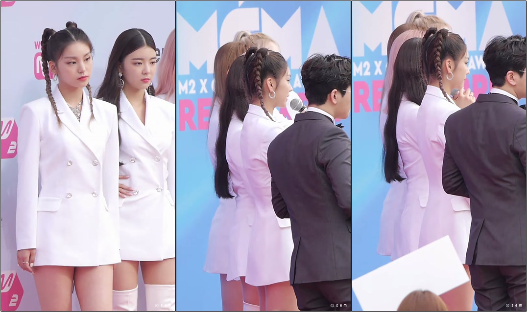 #ITZY #있지 - 레드카펫 포토타임 & 인터뷰 & 퇴장 (지니뮤직어워즈)