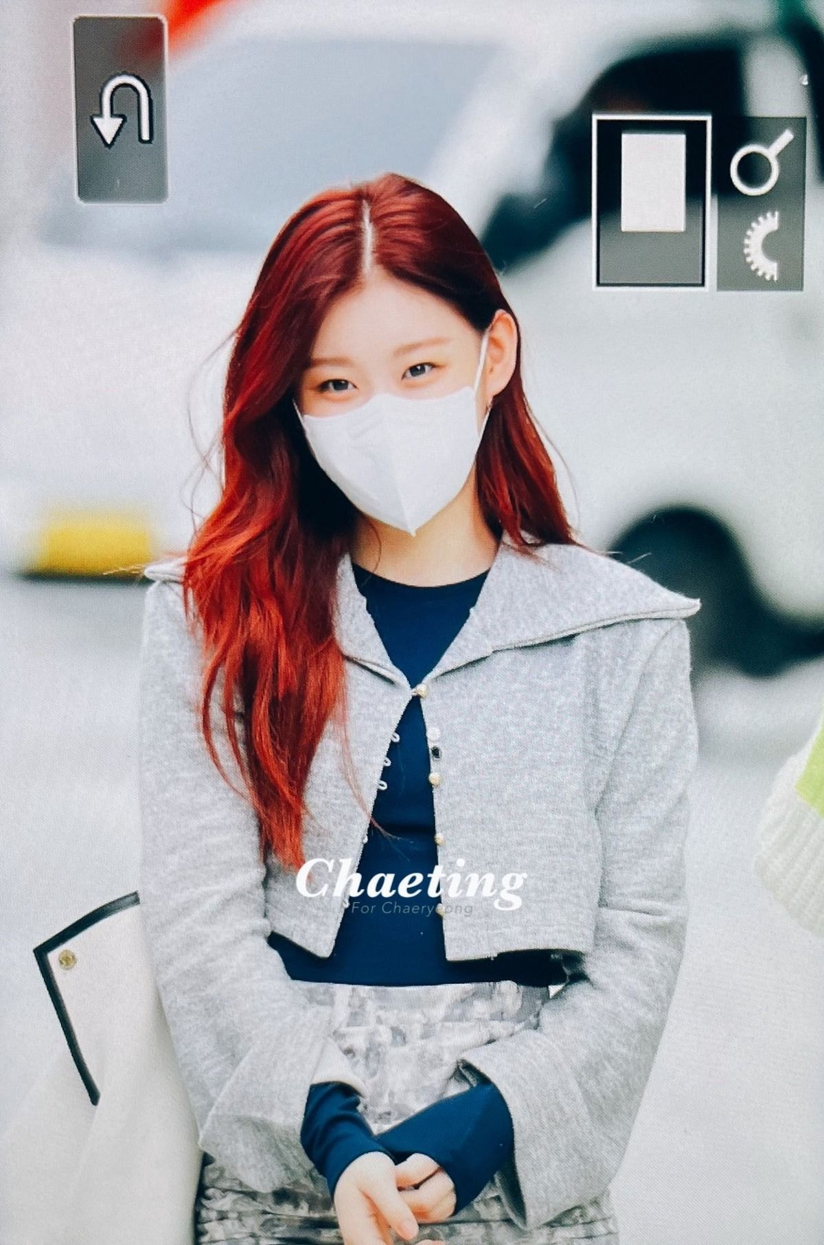 오늘자 ITZY(있지) 채령 파워타임 출근길 프리뷰