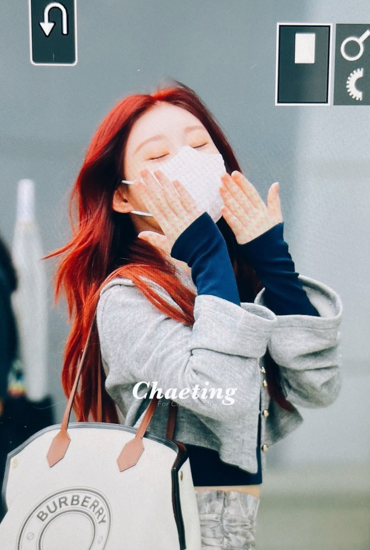오늘자 ITZY(있지) 채령 파워타임 출근길 프리뷰