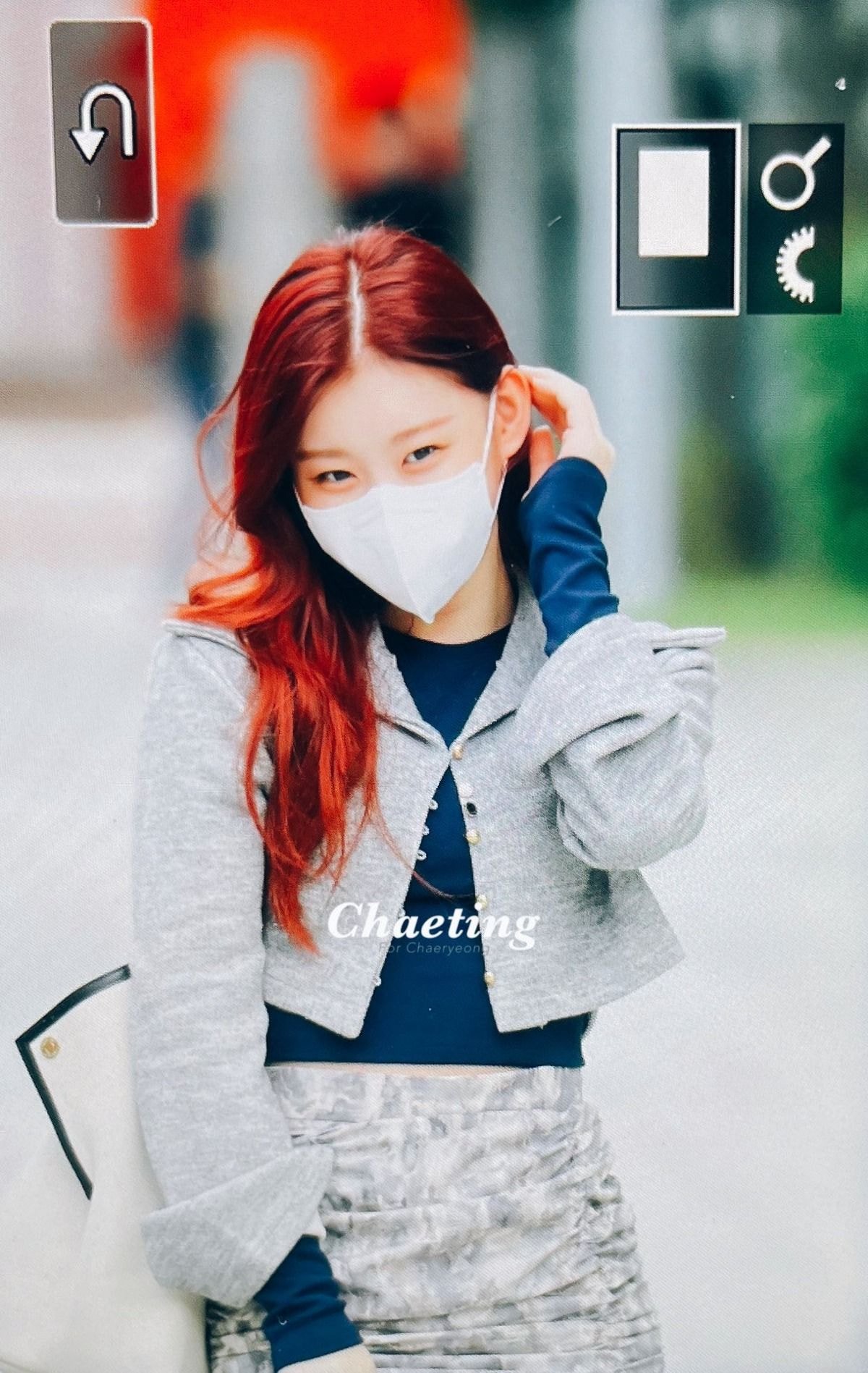 오늘자 ITZY(있지) 채령 파워타임 출근길 프리뷰