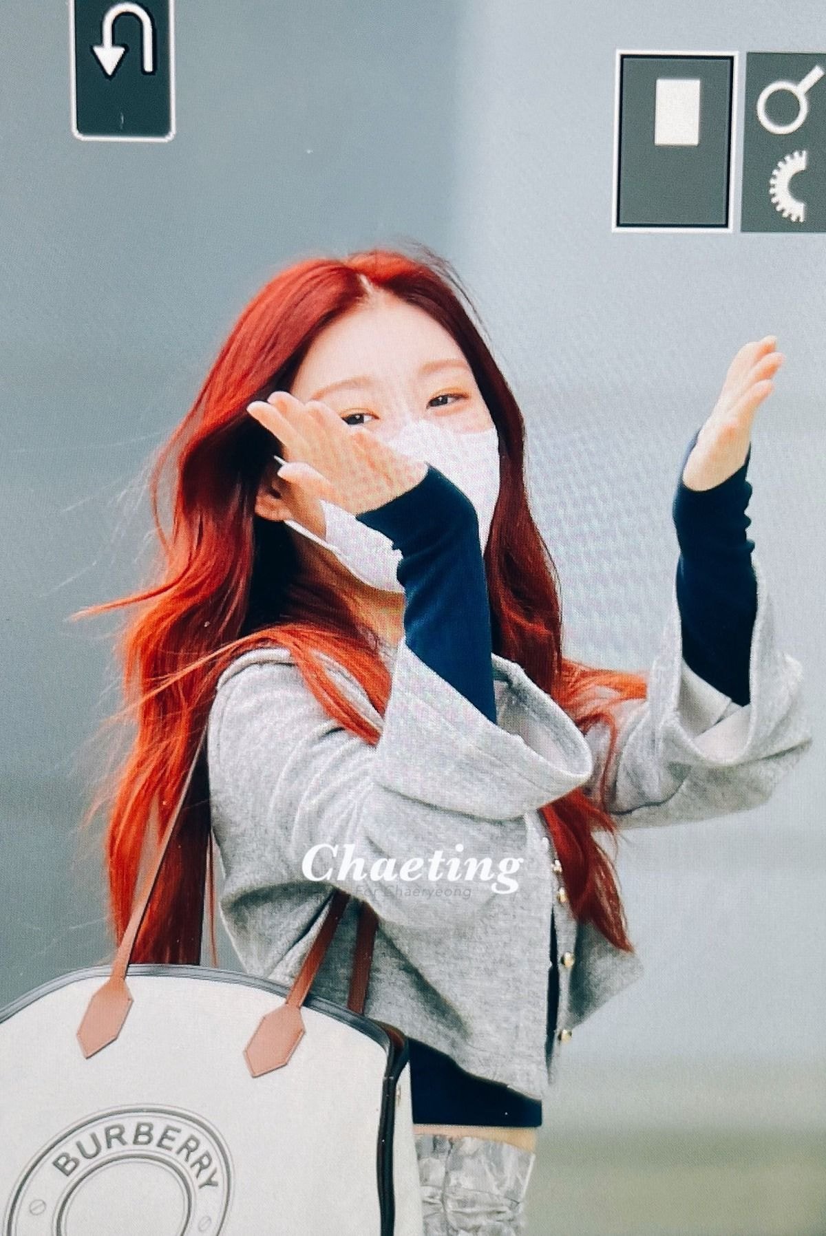 오늘자 ITZY(있지) 채령 파워타임 출근길 프리뷰
