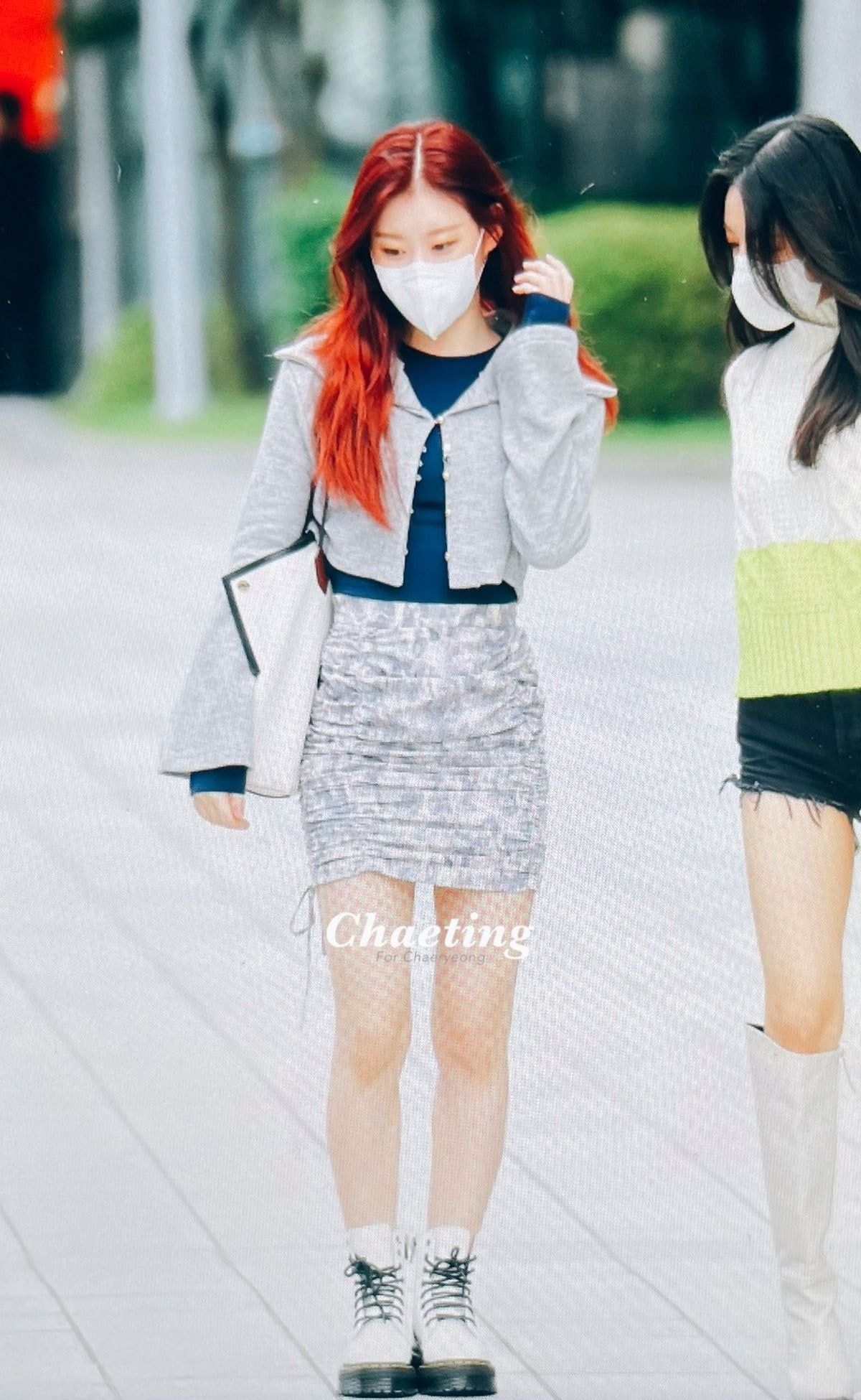 오늘자 ITZY(있지) 채령 파워타임 출근길 프리뷰