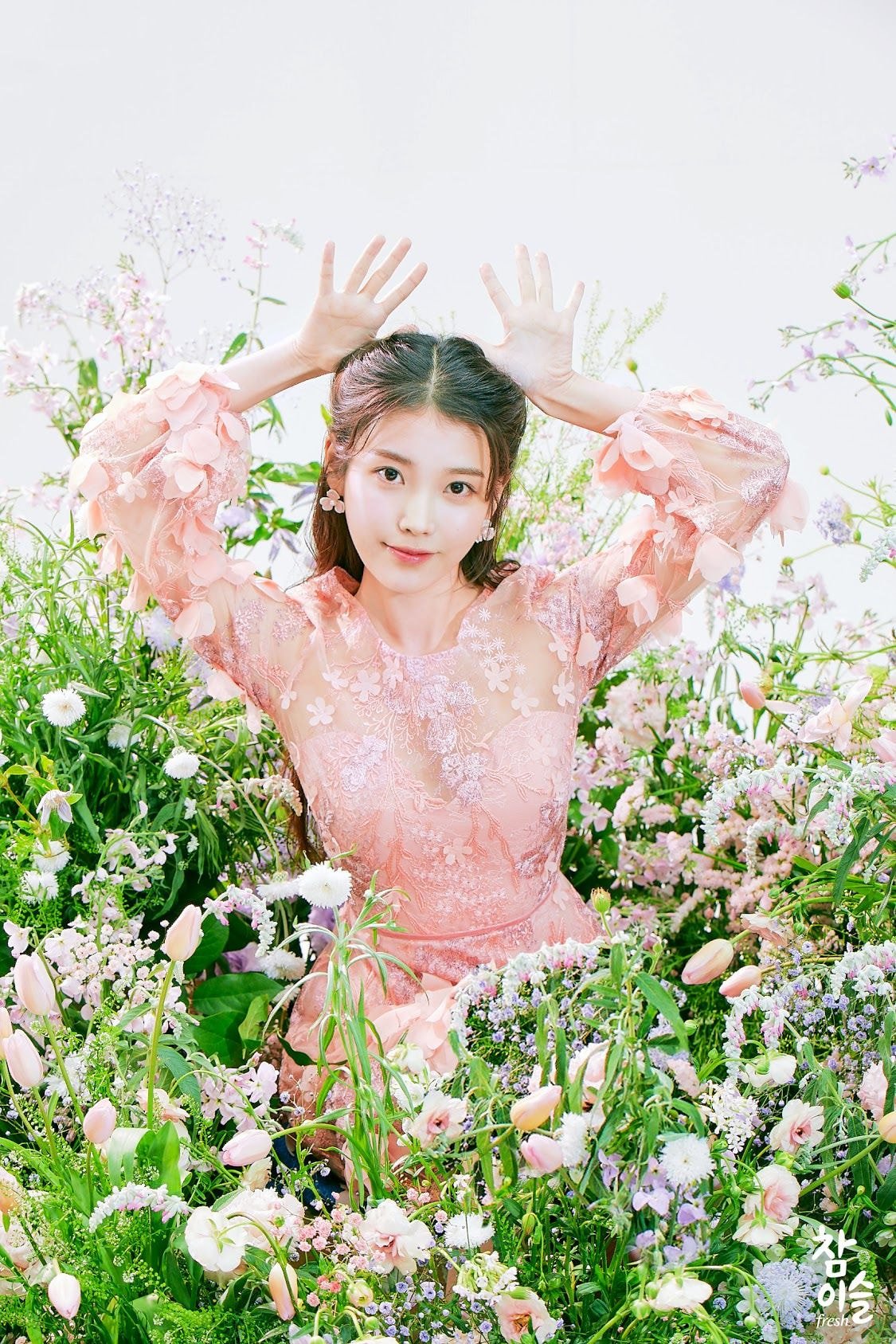 아이유 생일 기념 참이슬에서 풀어준 미공개 이미지
