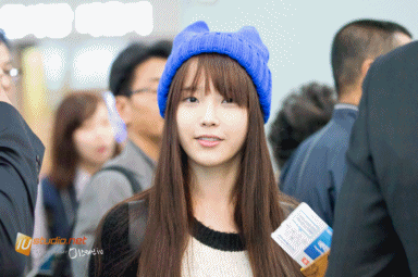 일본 출국 IU 사진이 대박이야