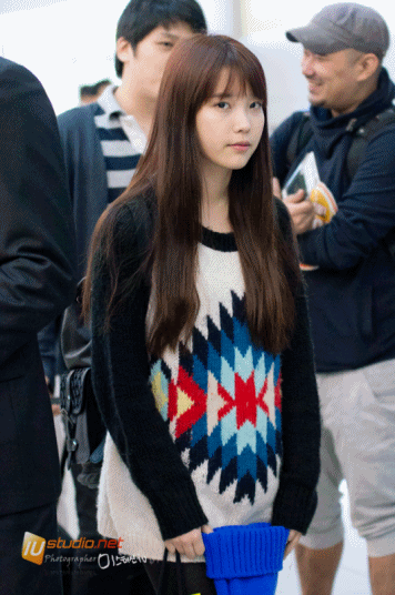 일본 출국 IU 사진이 대박이야