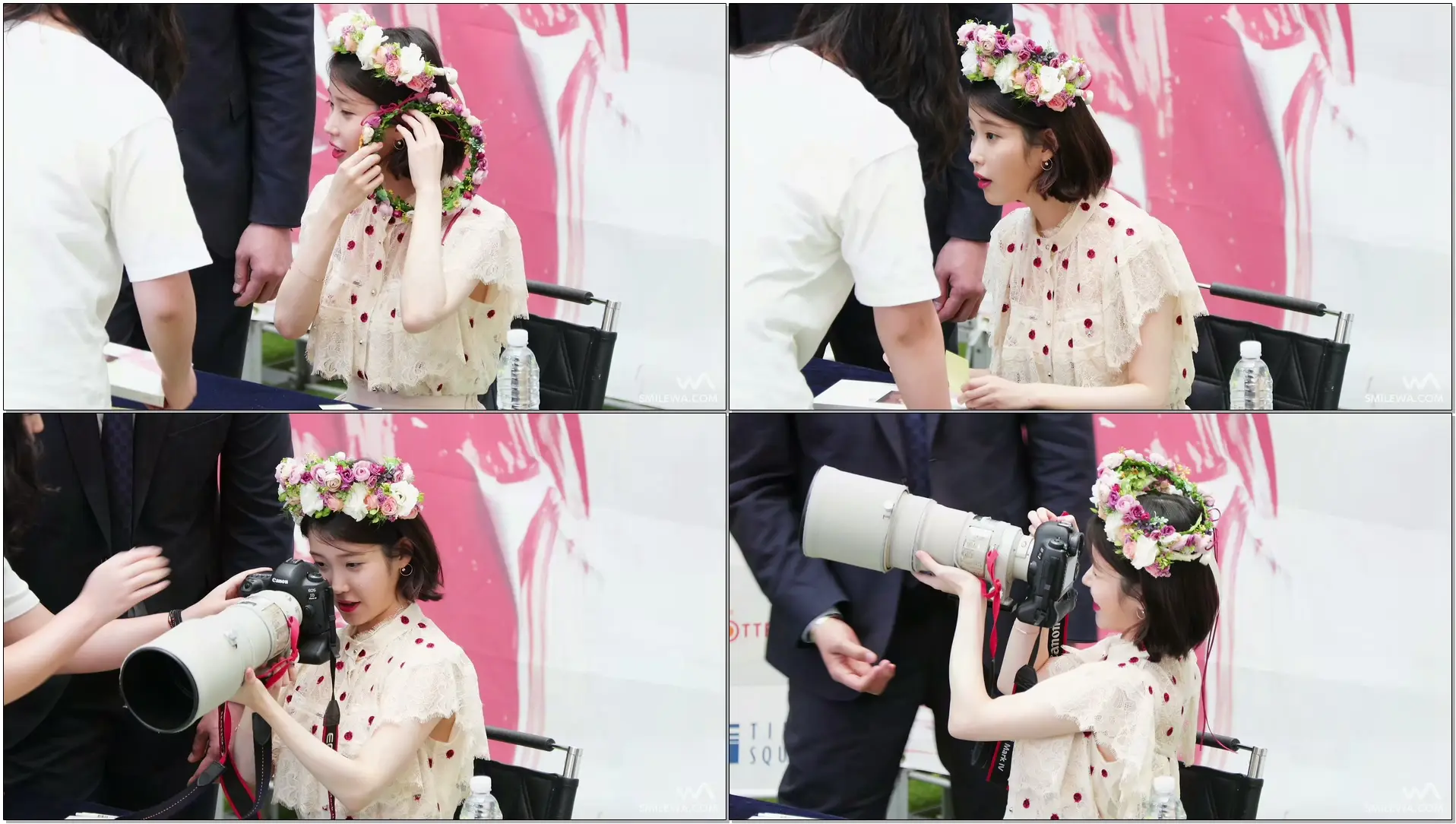 찍덕 아이유?! 에겐 너무 무거운 대포 카메라 직캠 @170507 영등포 팬사인회 4K Fancam by -wA-