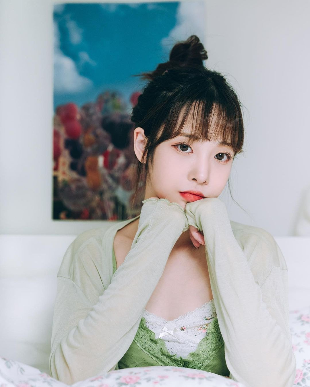 집에서도 화보찍은 러블리즈 유지애