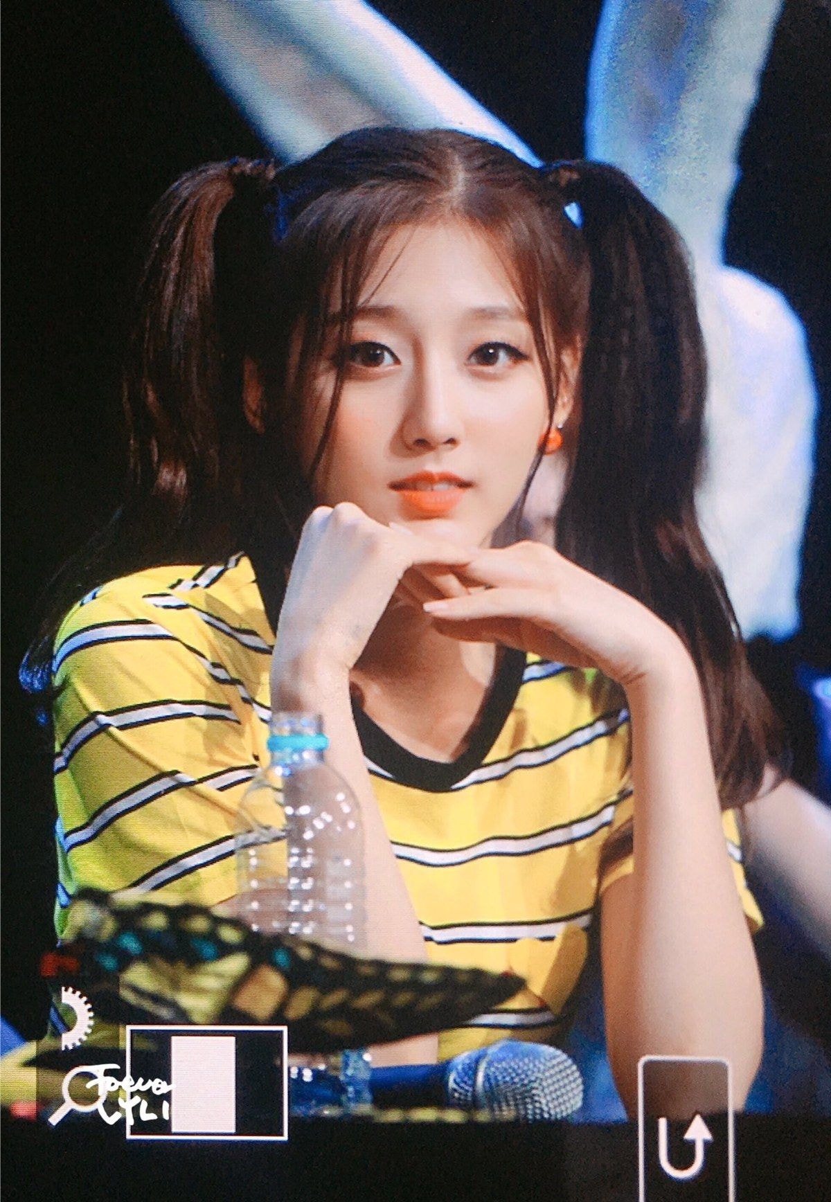 양갈래 헤어스타일도 잘 어울리는 #러블리즈 막내 #정예인