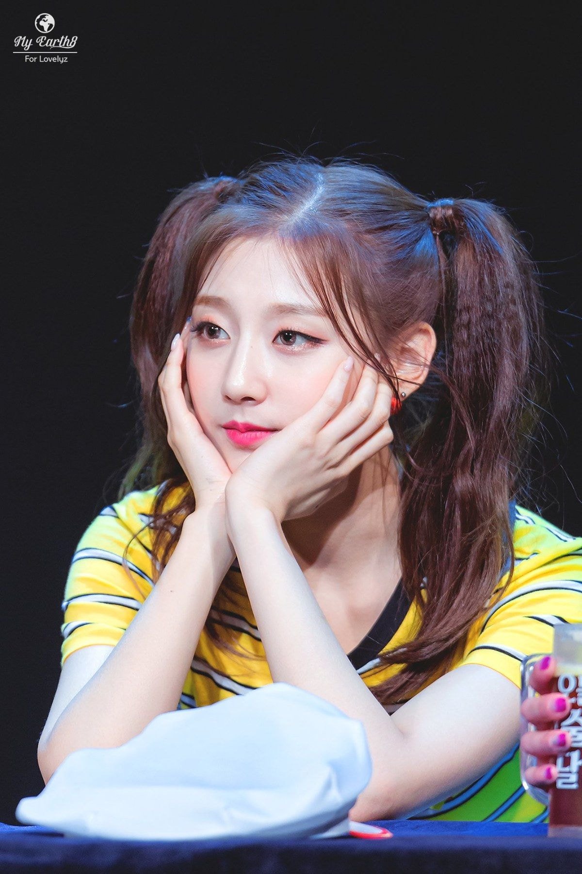 양갈래 헤어스타일도 잘 어울리는 #러블리즈 막내 #정예인