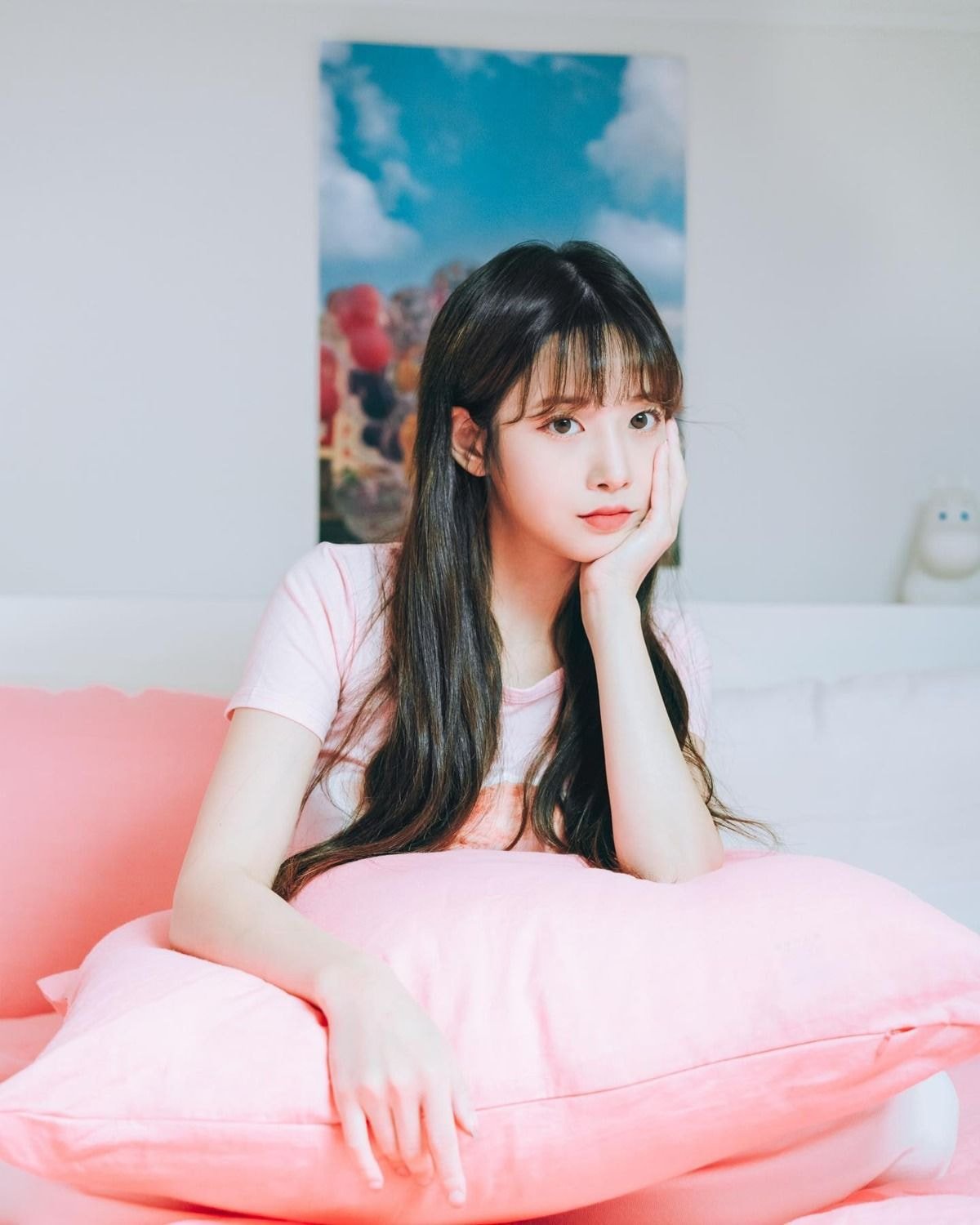 집에서도 화보찍은 러블리즈 유지애