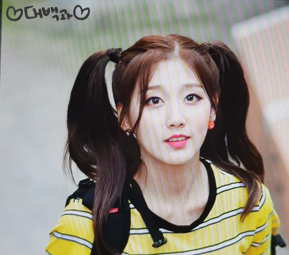 양갈래 헤어스타일도 잘 어울리는 #러블리즈 막내 #정예인