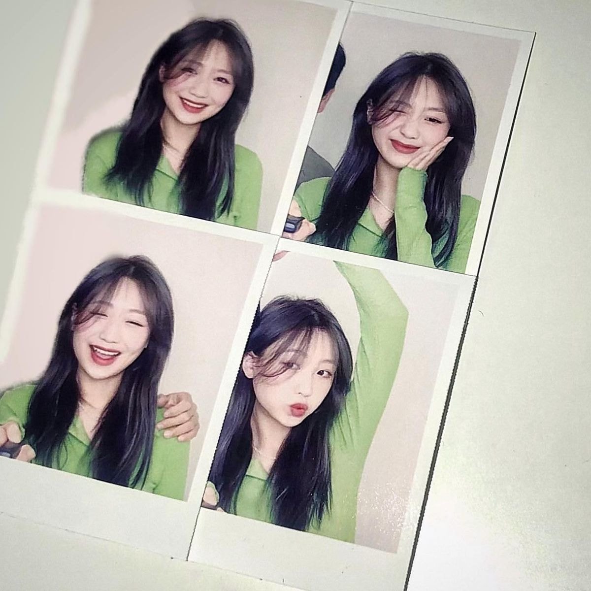 러블리즈 류수정 인스타그램 업뎃 (feat.초록)