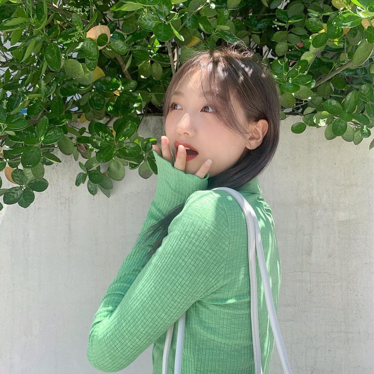 러블리즈 류수정 인스타그램 업뎃 (feat.초록)