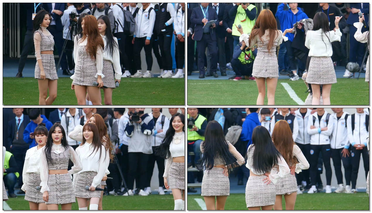 190309 러블리즈 (Lovelyz) 대구 K리그 홈 개막전 - 미주 back side cam