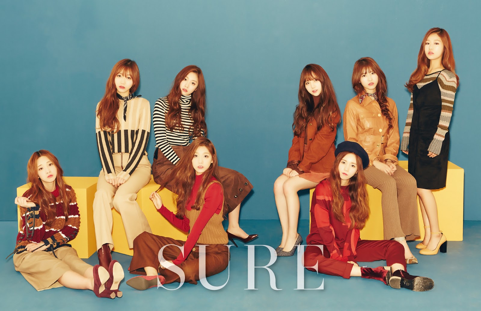 러블리즈 슈어 12월호 화보