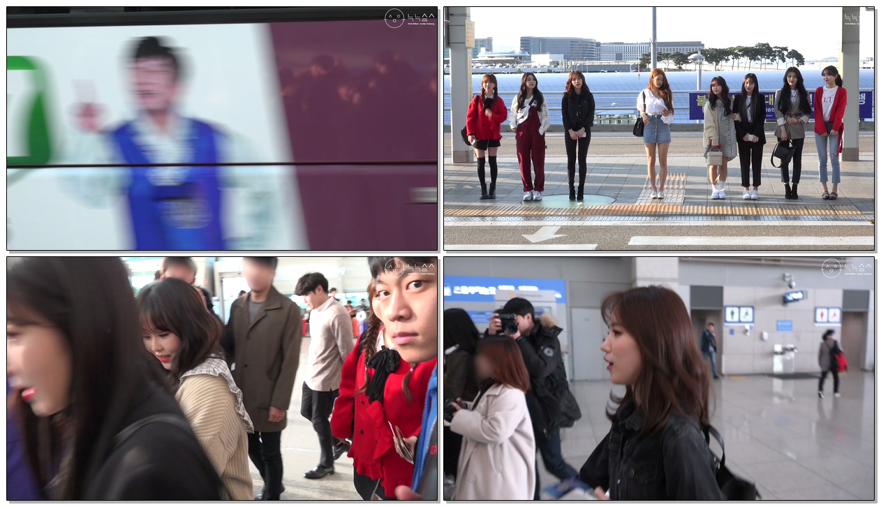 190323 러블리즈(Lovelyz) 출국 직캠(Fancam) @인천국제공항(Incheon Airport)