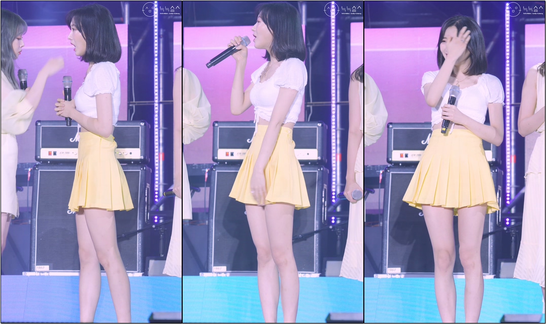 190711 #러블리즈(#Lovelyz) #류수정(#RyuSujeong) 토크(Talk) #직캠(#Fancam) @광주 FINA세계수영선수권대회 전야제