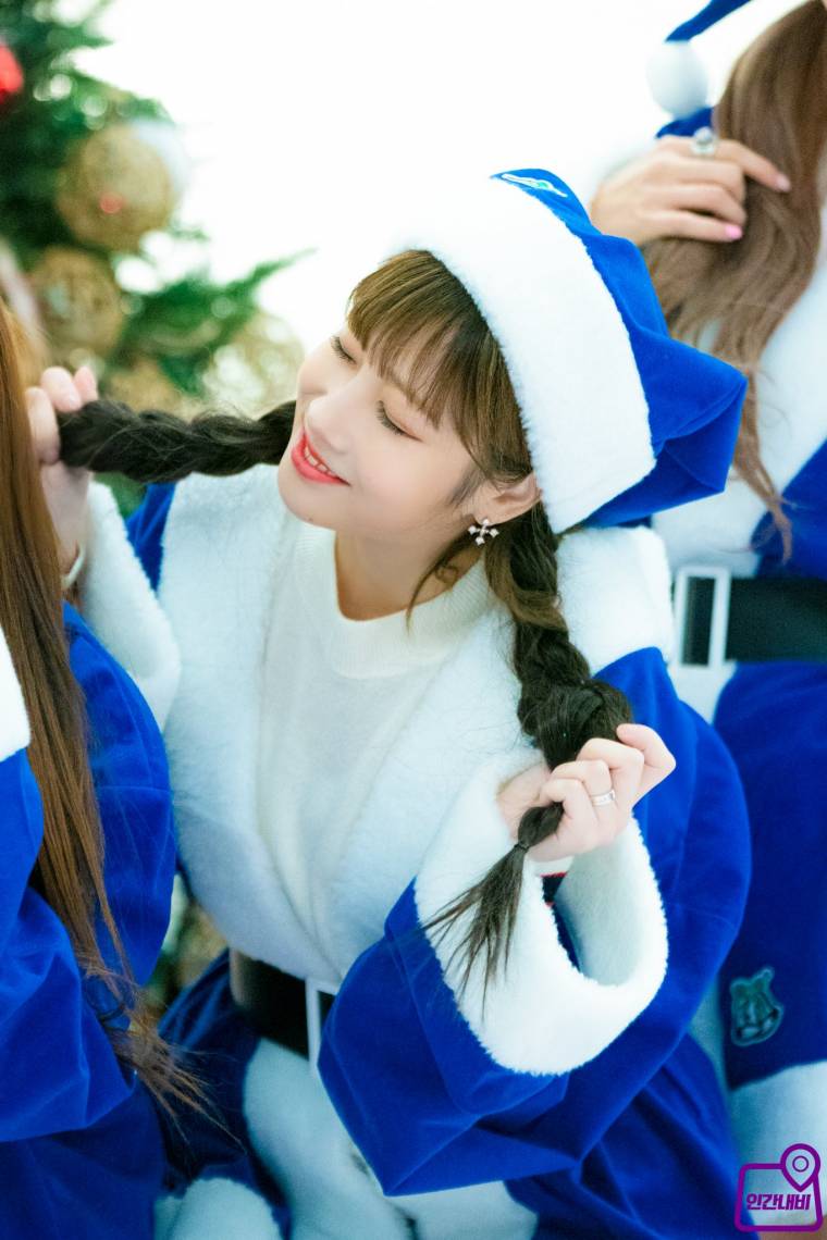 #러블리즈 파란 산타 #유지애