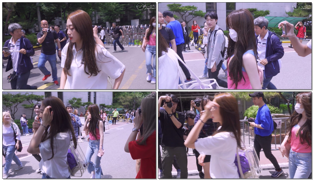 190531 #러블리즈(#Lovelyz) #서지수(#SeoJisoo) #Kei(#케이) #Jin(#박명은) 중간 출근길 @뮤직뱅크(Music Bank)