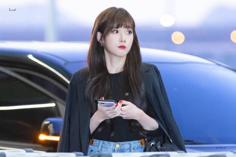 출국하는...러블리즈 유지애(ft.수정,지수)