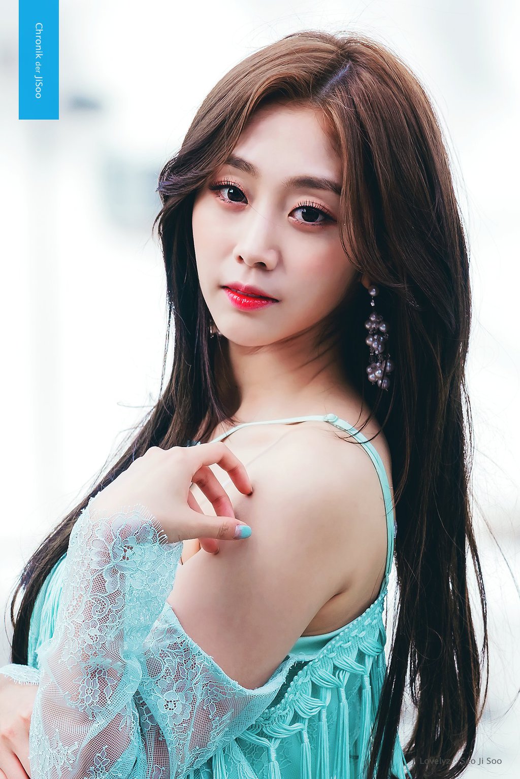 민트색도 잘 어울리는 #러블리즈 서지수