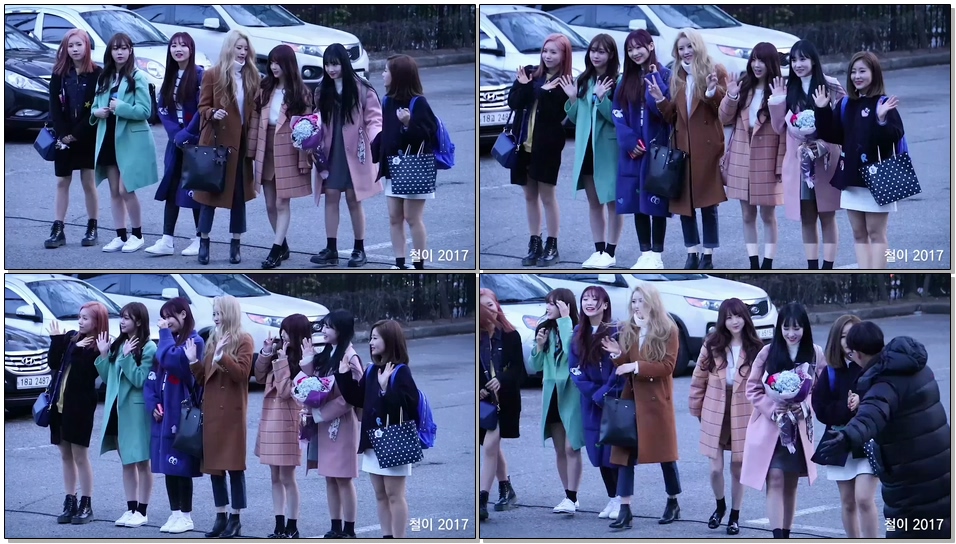 170303 FULL-HD (출근길) 러블리즈(LOVELYZ) 전체 BY 철이 - kbs 뮤직뱅크 신관공개홀(직캠/fancam)